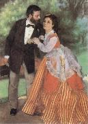 Pierre-Auguste Renoir The Painter Sisley and his Wife oil on canvas